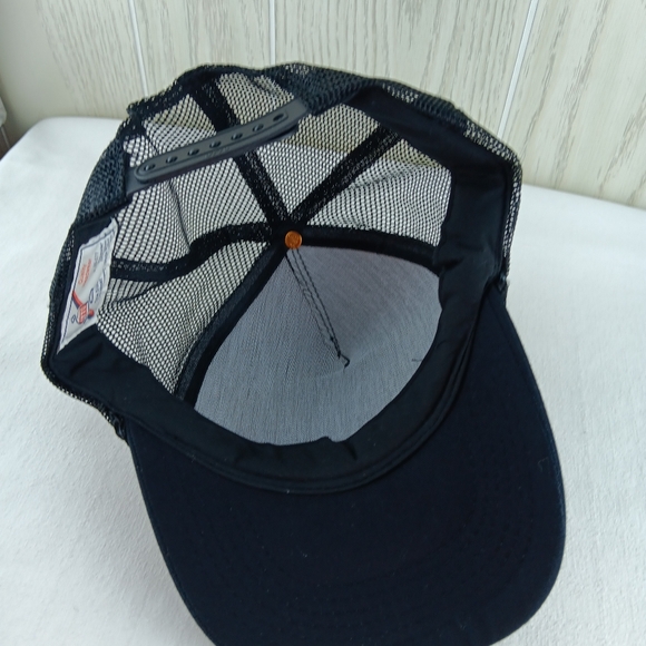 OTTO black snapback mesh Cold War Veteran American flag cord - Picture 8 of 9